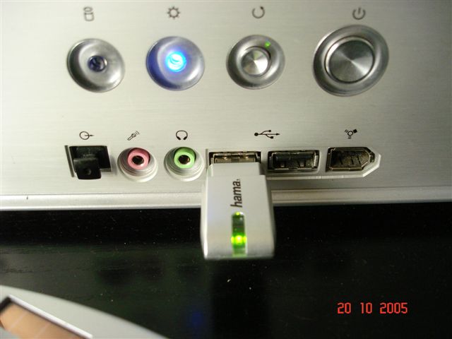 HAMA USB-Bluetooth-Stick am PC
